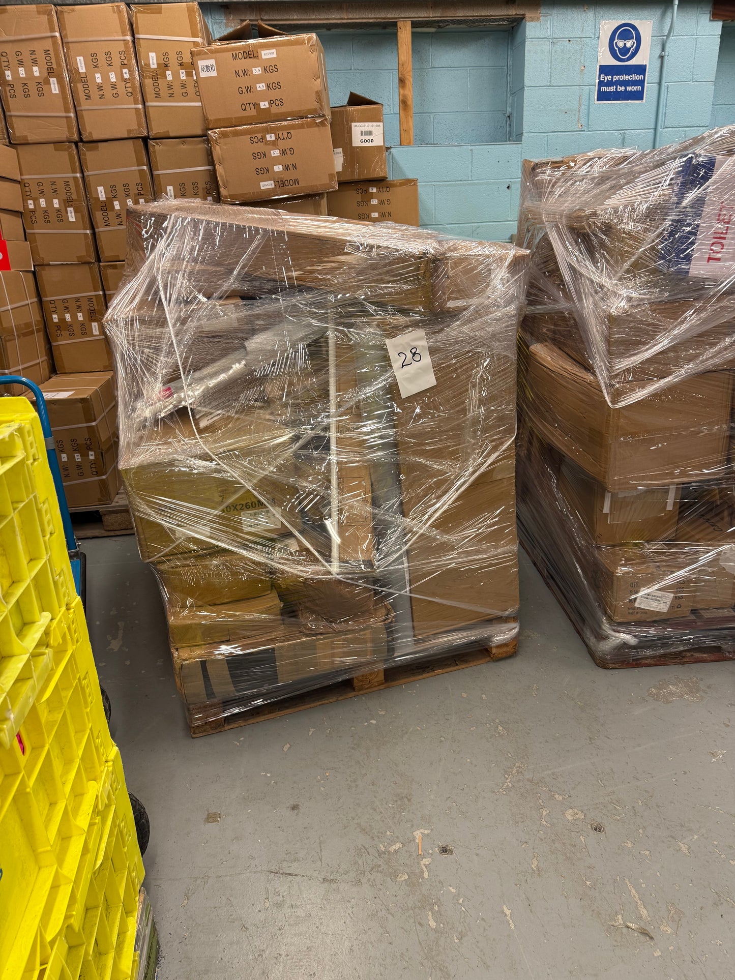 Pallet Return | Undelivered Parcels | Customer Returns Pallets from online Platforms