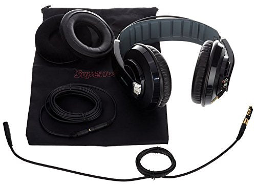 Superlux Studio Headphones HD681EVO - Professional Monitoring Semi Open (Black) - Buyers Hub