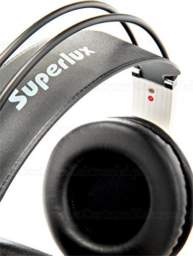 Superlux Studio Headphones HD681EVO - Professional Monitoring Semi Open (White) - Buyers Hub