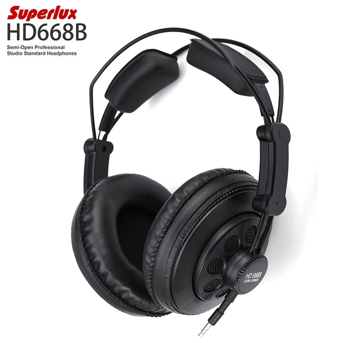 Superlux Professional DJ HeadPhones HD668B - Studio Standard Monitoring Quality - Buyers Hub