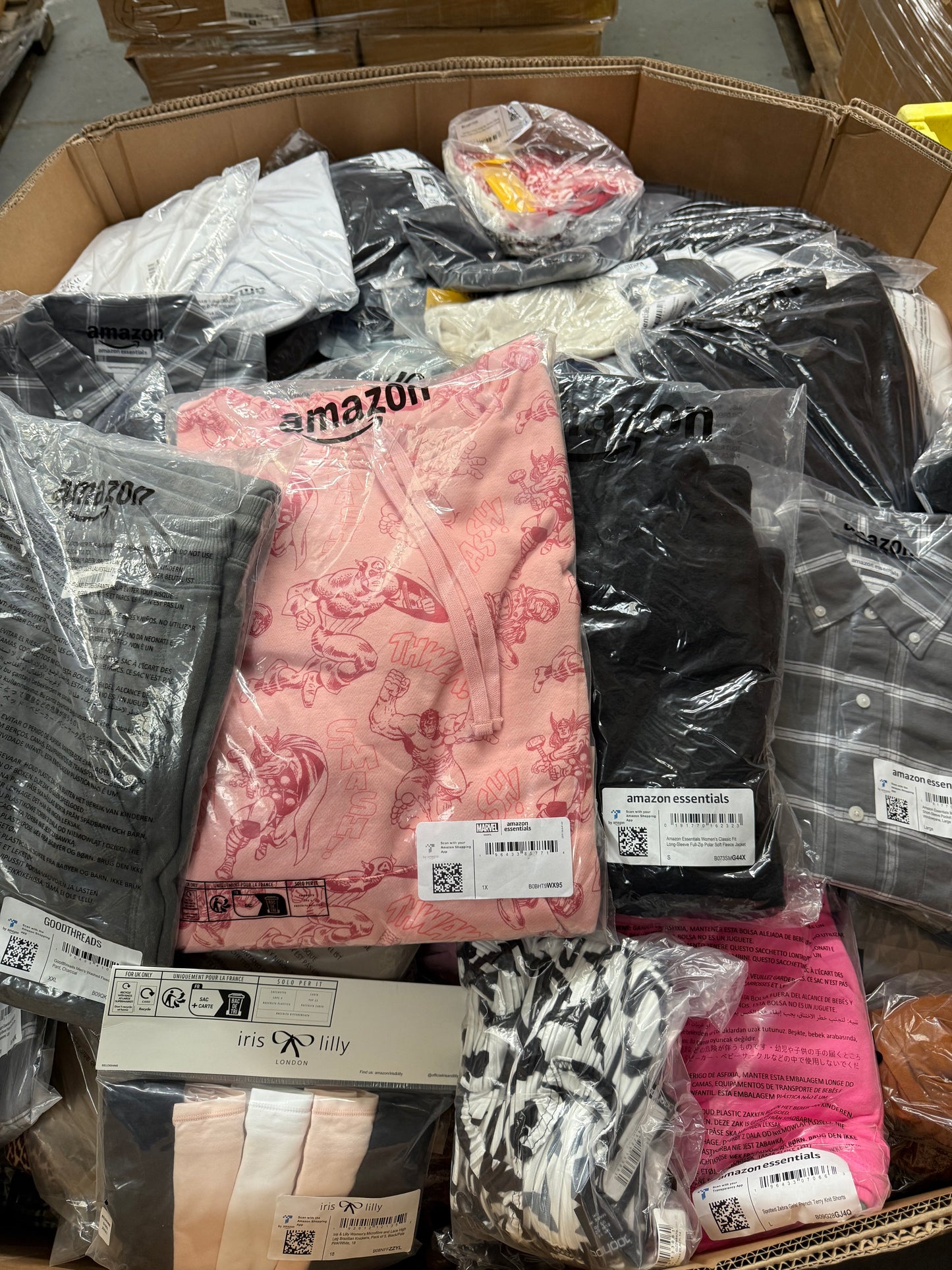 Clothing Mystery Box | Amazon Clothing Overstocks Mix - All New items - 10KG Box